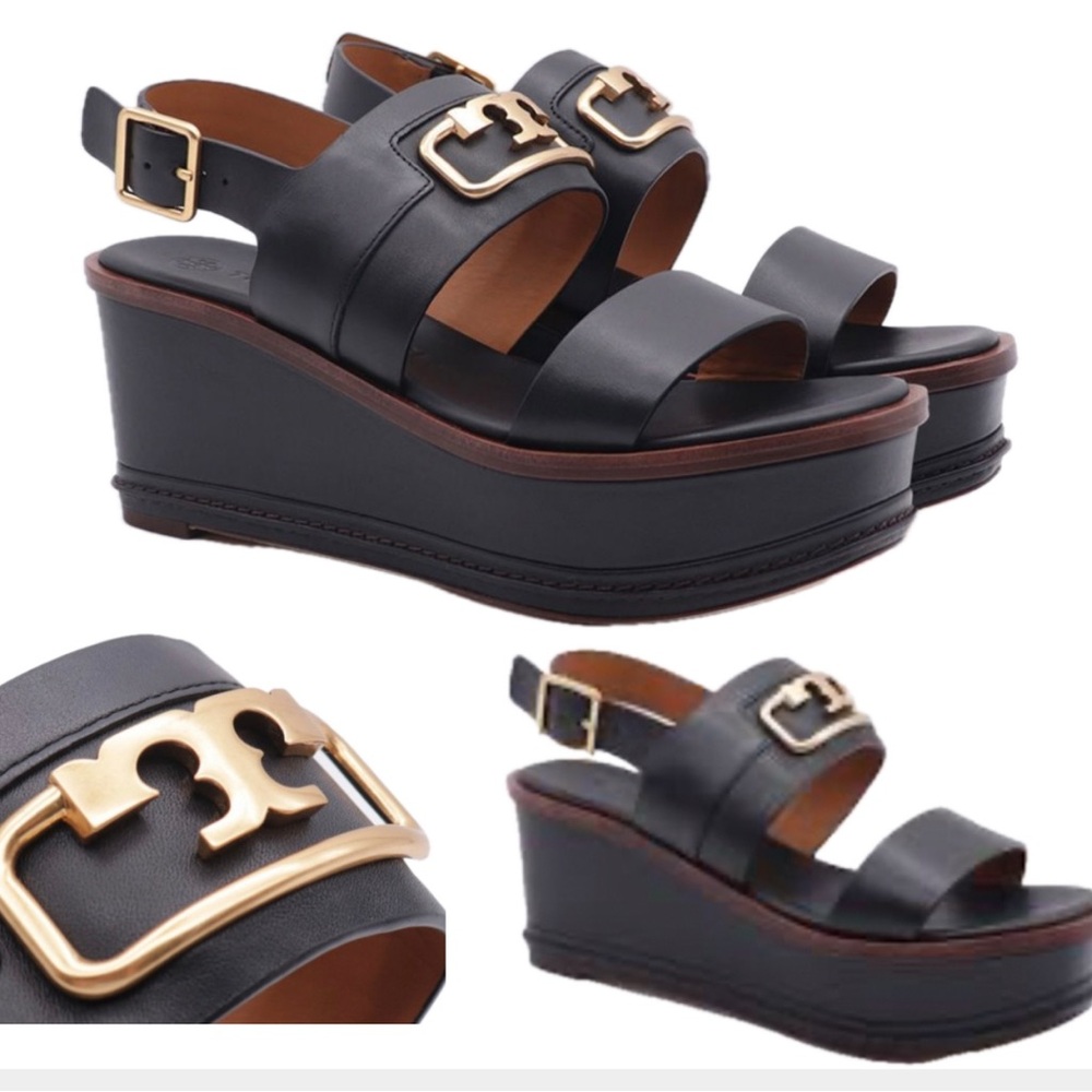 Tory Burch Selby 80mm Platform Wedge Sandals